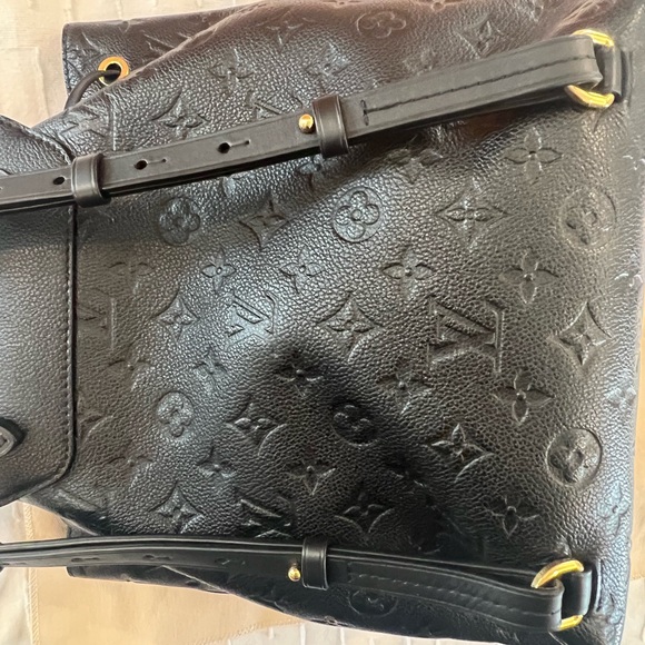 LOUIS VUITTON Black Monogram Empreinte Montsouris Backpack - Picture 14 of 16